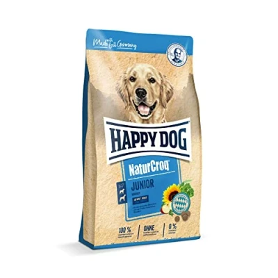 Imagen de Happy Dog NaturCroq Junior 60669 Alimento Completo con Hierbas para Perros jóvenes de 7 a 18 Meses 15 kg
