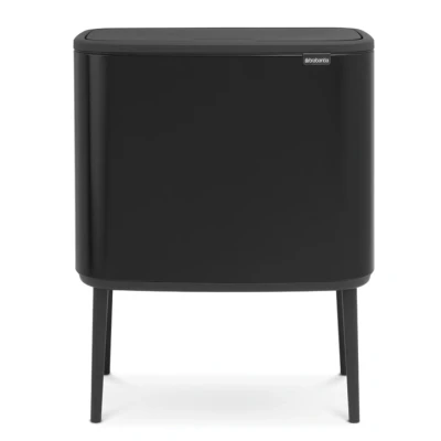 Imagen de Brabantia Bo Touch Bin Cubo de Basura 3 x, Negro, x 11 litros