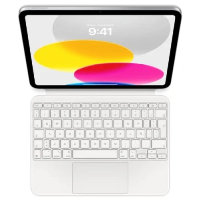 Imagen de APPLE Magic Keyboard, Funda con teclado para el iPad (10.ª generación), Español, Blanco