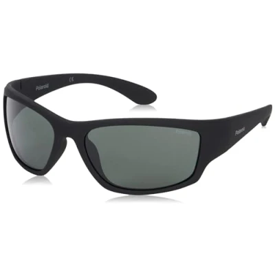 Imagen de Polaroid PLD 7005/S RC YYV 63 Gafas de Sol, Negro (Black Rubber/Green Pz), Hombre