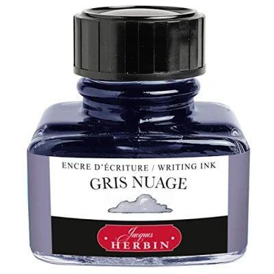 Imagen de J.Herbin 13008T Un Bote de Tinta para Plumas Estilográficas y Rollerball, 30 ml, (gris) Gris Nuage