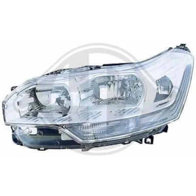 Imagen de DIEDERICHS 4062981 Faros izquierda H7/H7/H1 con servomotor para reg. alcance luces CITROËN: C5 3, III Familiar