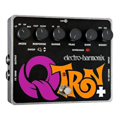 Imagen de electro harmonix Q Tron Plus Pedal de filtros para guitarra, color plateado
