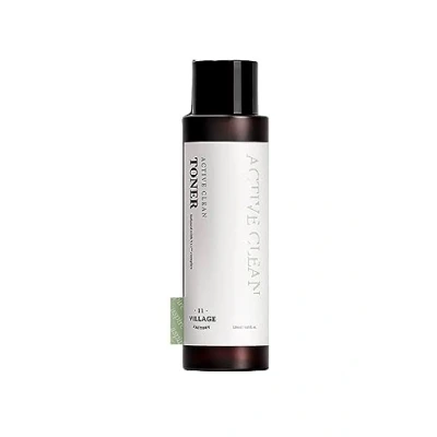 Imagen de VILLAGE 11 FACTORY Tónico facial Active Clean (120ml) AHA, BHA, Acné y Pieles Grasas, ph Suave, Hidratante Exfoliante (Active Toner)