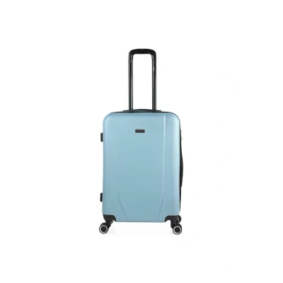 Imagen de ITACA Maleta Mediana con 4 Ruedas Giratorias para Viajes Largos Tipo Trolley Ideal como Maletas de Viaje Grandes 23 Kilos y Resistentes, Azul Claro
