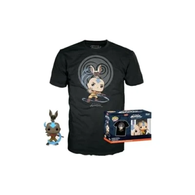 Imagen de Funko Pop! &amp; tee: Avatar Element Bending XL Avatar: The Last Airbender Camiseta, Franela Ropa con Figura de Vinilo Coleccionable Idea Regalo Juguetes y Camiseta Manga Corta
