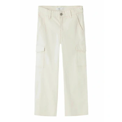 Imagen de Name it WIDE Pantalones cargo para niños, Talla: 8a, Turtledove