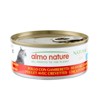 Imagen de Almo Nature HFC Natural con Atún Atlántico Comida húmeda para Gatos Adultos: 24 latas de 150 g