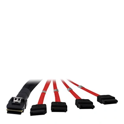 Imagen de Inter tech Sff 8087 4 X Sata 1m Cables Serial Attached Scsi (sas)