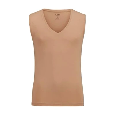 Imagen de OLYMP Camiseta Interior Level Five Body Fit, Cuello en V, elástica, Color Beige M