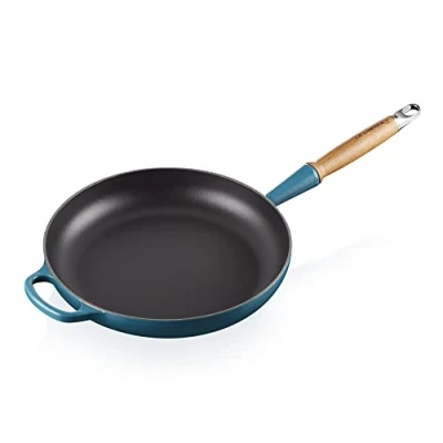 Imagen de Le Creuset Frying Pan Signature Deep Teal ø 28 cm / 2.6 Liter enamelled non stick coating