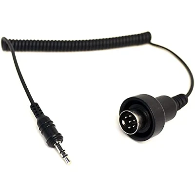 Imagen de Sena SC A0124 Conector estéreo a cable din de 6 pines para sistemas audio BMW K1200LT adaptador inalámbrico motocicleta Bluetooth, 3.5 mm