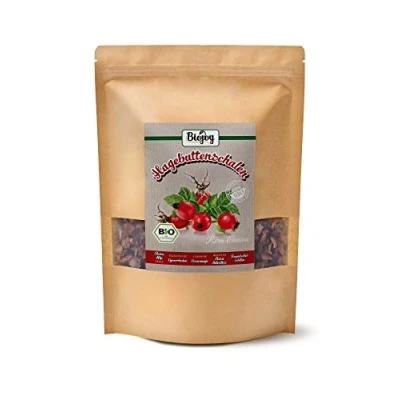 Imagen de Biojoy Copos de escaramujo BÍO (500 g), apto para té e infusión, natural y sin aditivos (Rosa canina)