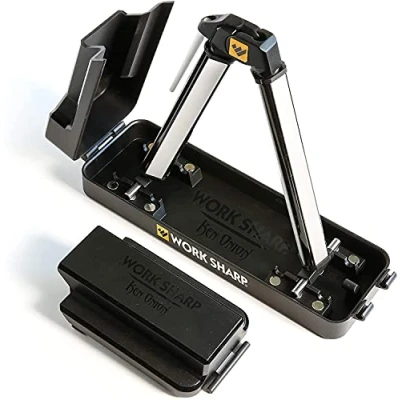Imagen de WORK SHARP Afilador de sobremesa trabajo cuchillos en ángulo fijo WSBCHAGS I Ken Onion manual para El mejor kit profesional del mundo