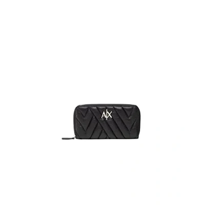 Imagen de Armani Exchange Wallet Zip Around, Carteras para Mujer, Negro (Black), Talla única