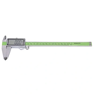 Imagen de Fafeicy Calibrador a Vernier digital, calibre De regla electrónica alta resistencia acero inoxidable, precisión 0,01 mm, para medición bricolaje(200mm), Ángulos