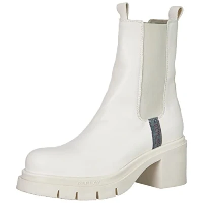 Imagen de Replay Avryl Dual, Botas Estilo Chelsea Mujer, 1286Milk, 40 EU