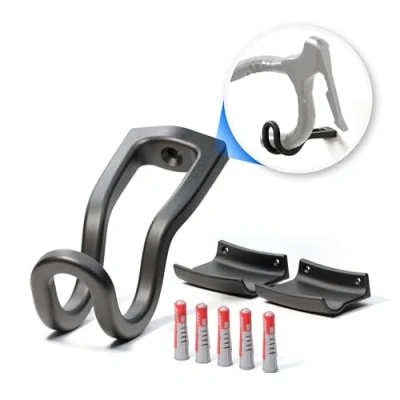 Imagen de Borgen soporte de pared bicicleta para bicicletas carretera hasta 18 kg, minimalista horizontal