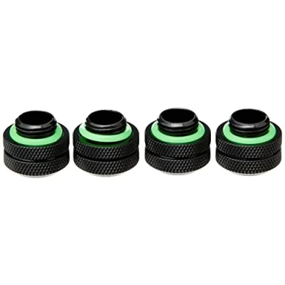 Imagen de Corsair Hydro X Series, XF Hardline, Conectores 12 mm DE, Pack de 4 Unidades (Las Roscas BSPP G1/4&quot;, Latón Sólido Durabilidad, Tórica Doble Diseño, Compatibles con Adaptadores X) Negro