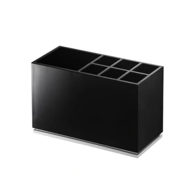 Imagen de Yamazaki 7844 Mist Soporte para Cepillo de Dientes, Negro, Resina ABS/Elastómero, Minimalista, 11 x 5 7 cm