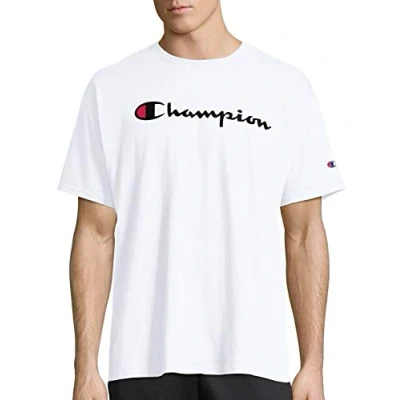 Imagen de Champion Classic Graphic tee Camiseta, White Script, XL para Hombre