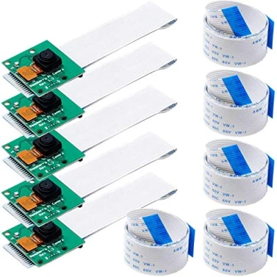 Imagen de AZDelivery 5 x Cámara con cable de cinta flexible 15cm y 100cm para Raspberry Pi eBook incluido