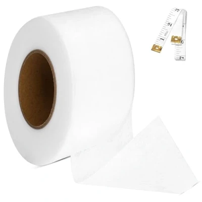 Imagen de CZ Store® Cinta de Tela Termoadhesiva 64M✮GARANTÍA POR VIDA✮ Tira Dobladillo Adhesiva para Reparar Cortinas, Pantalones, Vestidos, Vaqueros, Uniformes No Se Necesita Coser (2)