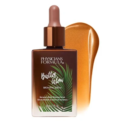 Imagen de Physicians Formula Butter Glow Bronzing Serum, Bronzer Líquido, Serum con Fórmula Nutritiva Enriquecida una Mezcla de Mantecas Murumuru, Cupuaçu y Tucumá, Sunkissed