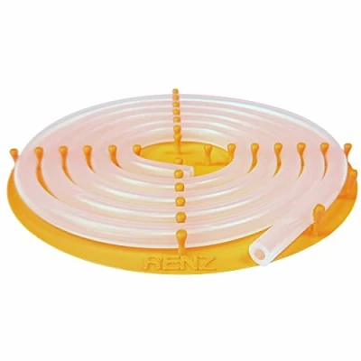 Imagen de manguera de leche 1 m para cafeteras automáticas Jura, Saeco, Bosch, Siemens, Nivona y Philips, con silicona 3 mm diámetro, apta alimentos, caracol almacenamiento