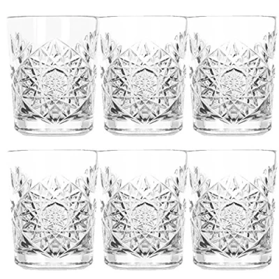 Imagen de Libbey Hobstar Vaso de whisky, agua, zumo, juego 6, cristal, 350 ml
