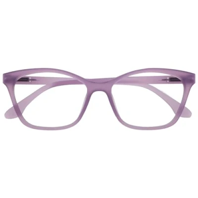 Imagen de OPULIZE KAT Gafas de Lectura Elegante Montura Ojo Gato Malva Mate Hombres y Mujeres Bisagras Muelle R59 5 +1.50