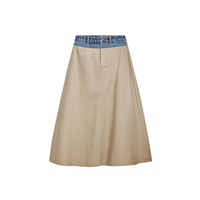 Imagen de Desigual Falda acampanada, Mujer, Talla: Large, Brown
