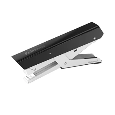Imagen de Fellowes Grapadora de tenaza LX890, sin atascos, capacidad para 40 hojas, con protección antibacteriana, compatible grapas 24/6mm, 26/6mm y 24/8mm, color negro
