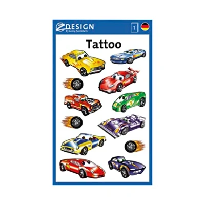 Imagen de AVERY Zweckform Z Design Kids Tattoos &quot;Autos&quot;