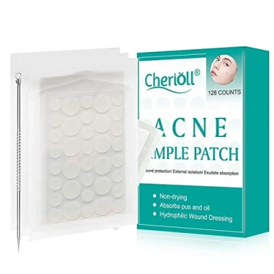 Imagen de Parches Acne, Para Granos, Pegatinas De Acné, Acné Espinilla Patch, Hidrocoloides Granos Invisible Día Y Noche 2 En 1 Pimple Patch Acne Patch,128 Pcs