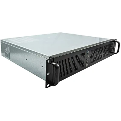 Imagen de UNYKAch Caja Rack 19&quot; UK2129 Formato 2U Micro ATX con Fondo de 380 mm, Espacio para 4 Discos Duros 3,5, Filtro Antipolvo Frontal, 1 Puerto USB 2.0, 3.0