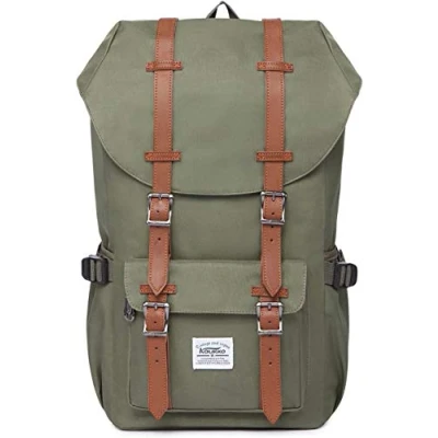 Imagen de KAUKKO Mochilas Tipo Casual Compartimento para 15&quot; Portátil 22 litros Ejercito Verde