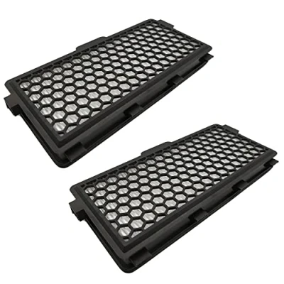 Imagen de 2 filtros HEPA/filtro de alergia/filtro higiénico con capa carbón activado repuesto para aspiradora Miele S5 S8 C2 C3 SF AH 50 HA Complete Cat &amp; Dog