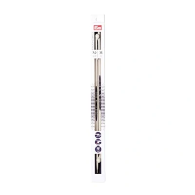 Imagen de Prym Agujas de Tejer/ergonómico Single Point, Metal, Multicolor, 7 mm, Longitud 35 cm, 1 Pair