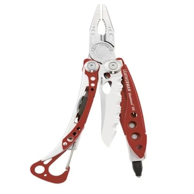 Imagen de Leatherman Skeletool RX Herramienta multiusos para primeros auxilios, con 7 herramientas esenciales incluyendo una hoja de navaja dentada 154CM, hecha en EE.UU.