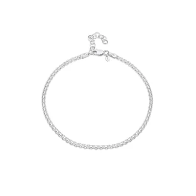 Imagen de Amberta Tobillera en Plata de Ley 925 para Mujer: Bismark
