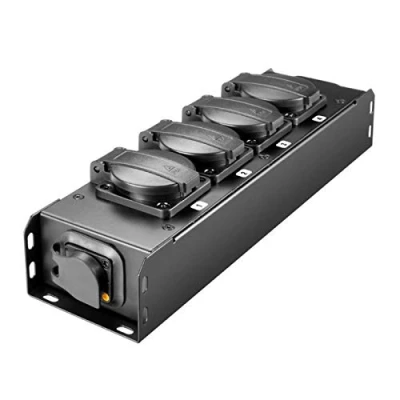 Imagen de Adam Hall Accessories PRO PORT 4 T BASE DE ENCHUFES CON TOMAS IP54 + ENTRADA/SALIDA POWER TWIST TR1