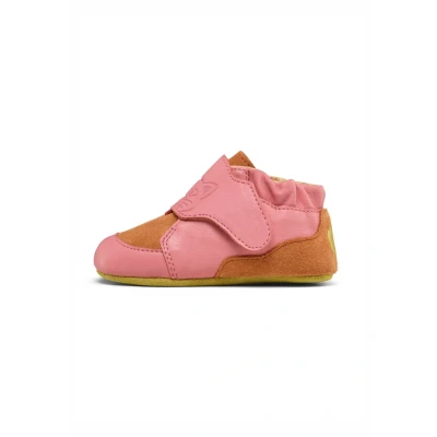 Imagen de Affenzahn Zapato Gateo Piel Crawly de bebé Cuero para niña y niño con Cierre, Suave, Flexible Antideslizante, Primeros Pasos Gato Fucsia