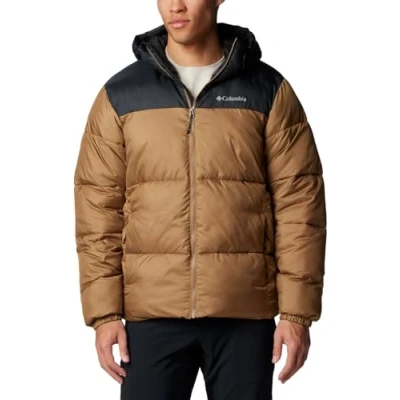 Imagen de Columbia Hooded Jacket Puffect II Chaqueta con Capucha, Delta/Negro, L Hombres