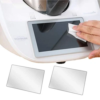 Imagen de Protector de pantalla cristal blindado para Vorwerk Thermomix TM6, paquete 2 unidades, resistente a los arañazos
