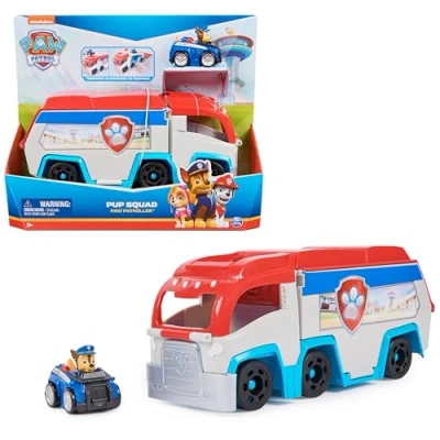 Imagen de Patrulla Canina Pack Coche Pup Squad Paw PATROLLER TRANSFORMABLE + VEHÍCULO con Figura Chase Juguetes Juegos Infantiles 6069338 Niños 3 años