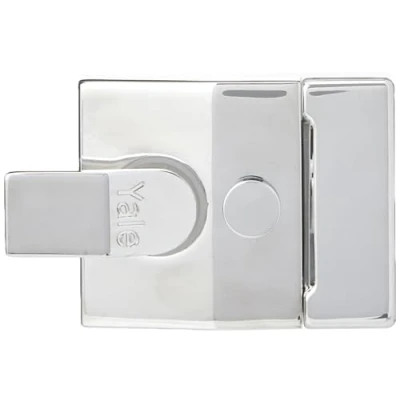 Imagen de Yale locks p85 serratura di sicurezza nightlatch, finitura cromata, 40 mm