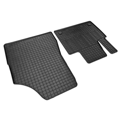 Imagen de AutoStyle CK RRE02 Juego de alfombrillas suelo caucho macizo delante 2 negro