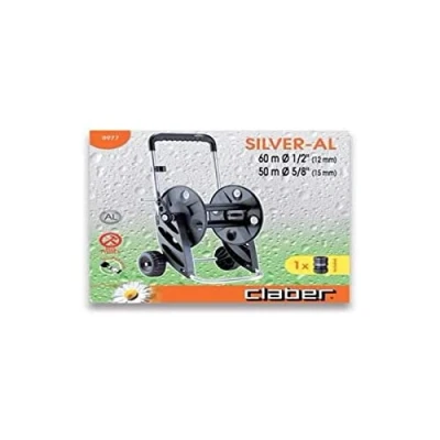 Imagen de Claber D89770000 Carro portamangueras silver ai