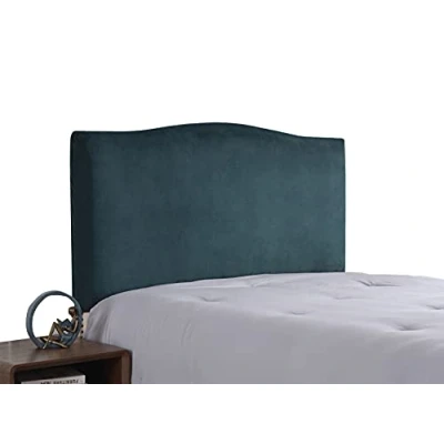 Imagen de WINS Funda Extensible para cabecera de Cama, Terciopelo, Cama Individual, Doble, tamaño King y Color Verde